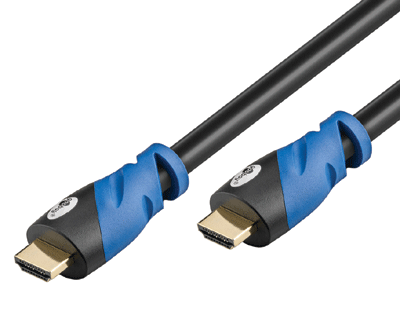 HDMI-liitäntäkaapeli Ultra-HD Ethernet/3D musta 3m