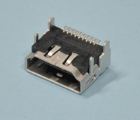 HDMI-runkoliitin kulma/pintaliitos