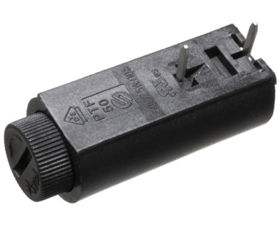 Sulakepesä piirilevylle 5x20mm 10A 250Vac IP20 (PTF/50)