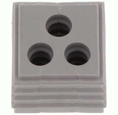 Kumitiiviste KDS-KV -sarjan holkkitiivisteille 3x5-6 mm harmaa (28688.6)