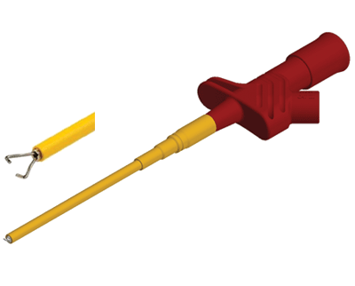 Tartuntamittapää 4mm turvabanaaniliittimelle Cat II 1000V punainen (972306-101) Tartuntamittapää 4mm turvabanaaniliittimelle Cat II 1000V punainen (972306-101)