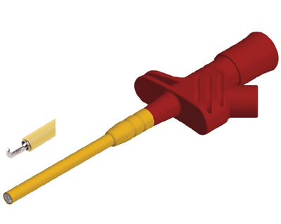 Tartuntamittapää 4mm turvabanaaniliittimelle Cat III 1000V punainen (972309-101) Tartuntamittapää 4mm turvabanaaniliittimelle Cat III 1000V punainen (972309-101)