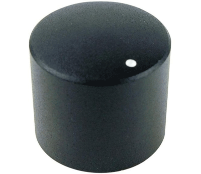 Laitenuppi muovi/alumiini 6mm/19,8x17,6mm musta (FC7231) Laitenuppi muovi/alumiini 6mm/19,8x17,6mm musta (FC7231)