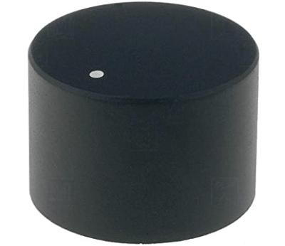 Laitenuppi muovi/alumiini 6mm/24,8x18,4mm musta (FC7232) Laitenuppi muovi/alumiini 6mm/24,8x18,4mm musta (FC7232)