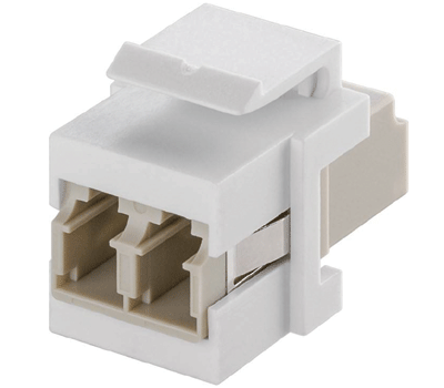 LC/LC-liitinmoduli Keystone-liitinpaikkaan 2xLC-kuituliitin (MultiMode Dublex)