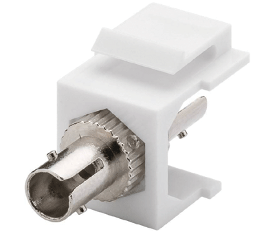 ST/ST-liitinmoduli Keystone-liitinpaikkaan ST-kuituliitin (MultiMode Simplex)