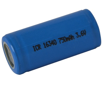 Li-Ion-akku 3,7V 750mAh 2/3A (16340) *