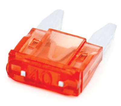 Mini-laattasulake (mini-ATO) 40A 32Vdc punainen