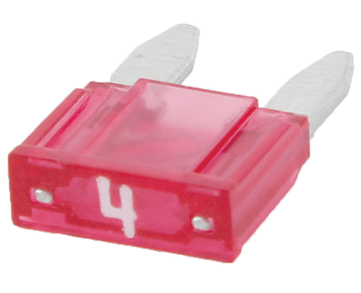 Mini-laattasulake (mini-ATO) 4A 32Vdc vaaleanpunainen