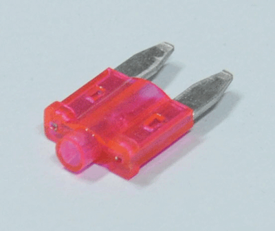 Mini-laattasulake (mini-ATO) merkkivalolla 4A 12Vdc vaaleanpun. ( ZH269.ASP-004) *