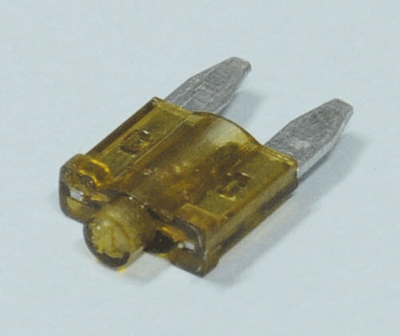 Mini-laattasulake (mini-ATO) merkkivalolla 7,5A 12Vdc ruskea ( ZH269.ASP-007) *