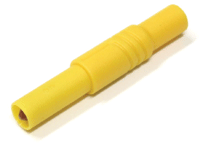 Turvabanaanipistoke 4mm, keltainen