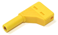 Turvabanaanipistoke 4mm, keltainen