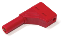 Turvabanaanipistoke 4mm, punainen