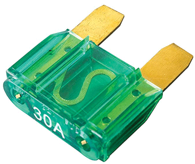 Maxi-laattasulake kullattu 30A 32Vdc vihreä (ZH272.G-3) *