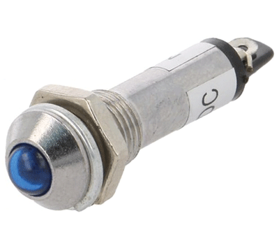 LED-merkkilamppu 12Vdc sininen 8mm