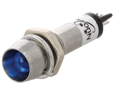 LED-merkkilamppu 12Vdc sininen 8mm