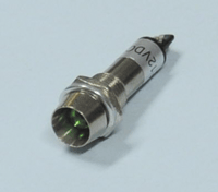 LED-merkkilamppu 24Vdc vihreä 8mm