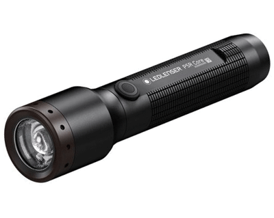 LedLenser-käsivalaisin ladattava 15lm/130lm/350lm/500lm musta (502178)