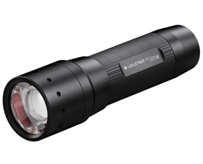 LedLenser-käsivalaisin 4xAAA/R03 40lm/250lm/450lm musta (502180)