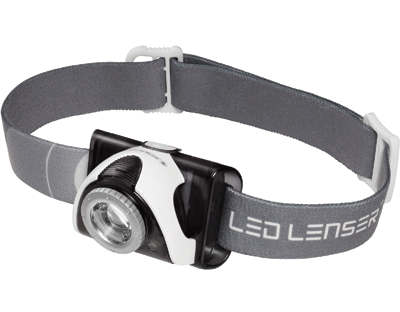 LedLenser-otsavalaisin 180lm 3xAAA/R03 harmaa (6105)