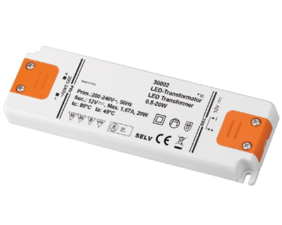 Hakkuriteholähde LED-valaisimille 12Vdc 20W