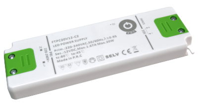 Hakkuriteholähde LED-valaisimille 12Vdc 20W