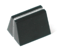 Liukupotentiometrin nuppi 11x14mm musta (2x6mm)