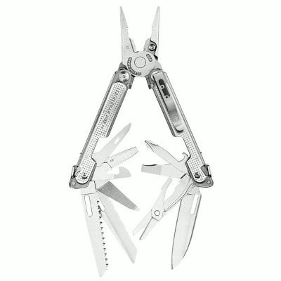 Leatherman Free P4 monitoimityökalu nylonkotelolla