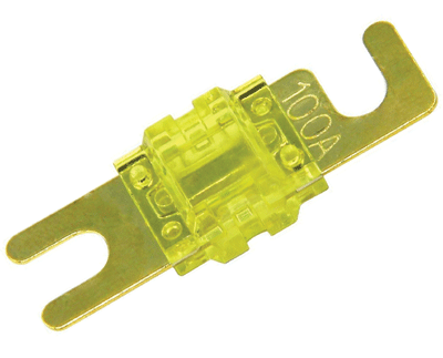Mini-ANL-sulake kullattu 100A 32Vdc keltainen (ZH274-S-G-100) *
