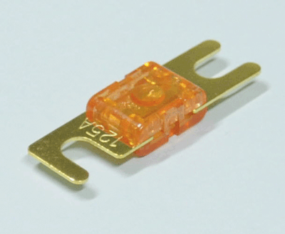 Mini-ANL-sulake kullattu 125A 32Vdc oranssi (ZH274-S-G-125) *