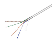 LAN-kaapeli Cat5e (patch) F/UTP harmaa 100m/rulla