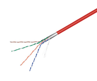 LAN-kaapeli Cat5e (patch) F/UTP punainen 100m/rulla