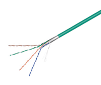 LAN-kaapeli Cat5e (patch) F/UTP vihreä 100m/rulla