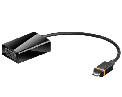Micro-USB/VGA-muunnin (micro-USB-väylä VGA-liitäntään)