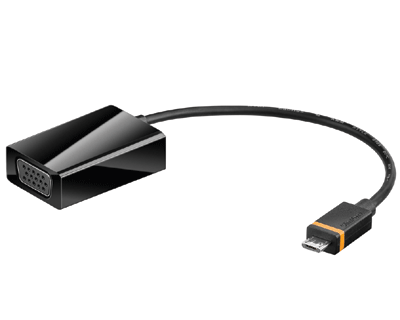 Micro-USB/VGA-muunnin (micro-USB-väylä VGA-liitäntään) *