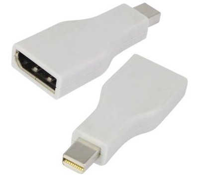 Adapteri mini-DisplayPort-uros/DisplayPort-naaras