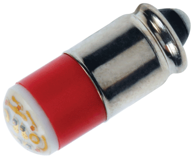 LED-lamppu MG6s/9 24-28Vdc punainen (LG1606D28R)