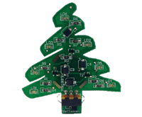 Vilkkuva joulukuusi USB-liitännällä