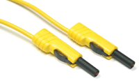 4mm turvabanaanimittajohto PVC 25cm keltainen