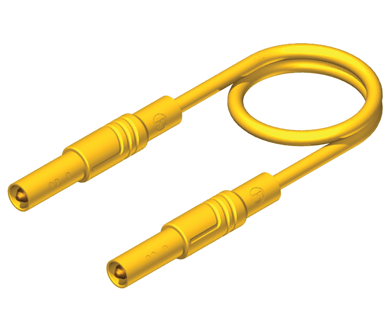 4mm turvabanaanimittajohto PVC 200cm keltainen