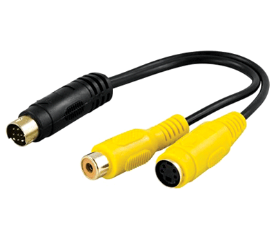 Videosovitin SMN9P/SMN4S + RCA-naaras 0,1m