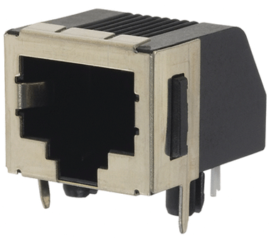 Modular-runkoliitin piirilevylle kulma 8/8-napainen (RJ45) suojattu Modular-runkoliitin piirilevylle kulma 8/8-napainen (RJ45) suojattu