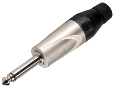 Monoplugi 6,3mm metalli (JM2P)