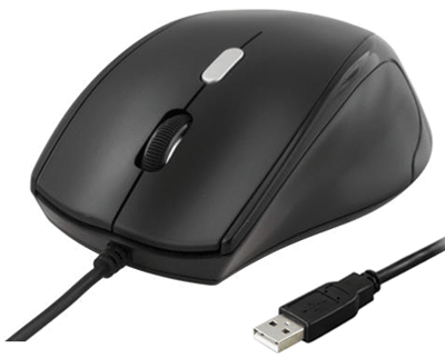 Optinen hiiri 800-2400dpi USB musta