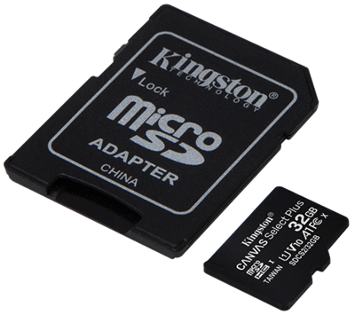 Muistikortti micro-SDHC 32Gb (class 10) + SD-adapteri