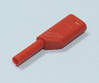 Turvabanaanipistoke 2mm punainen