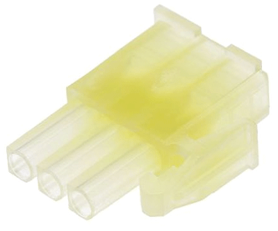 Liitinrunko Mini-universal MATE-N-LOK-sarja 3-nap. naaras Liitinrunko Mini-universal MATE-N-LOK-sarja 3-nap. naaras