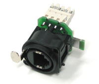 Cat5e-runkoliitin Krone-liitännällä RJ45 musta *