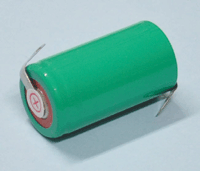 NiMh-akku juotoskorvakkeilla 1,2V 4000mAh Sub-C